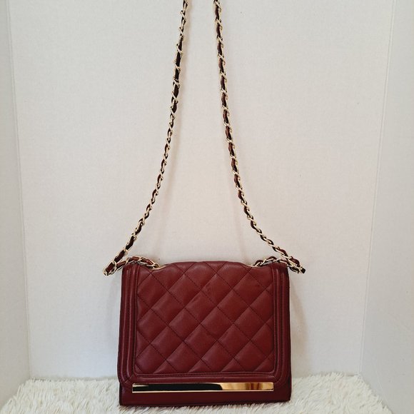 Aldo Burgundy Crossbody Bag - Picture 1 of 12